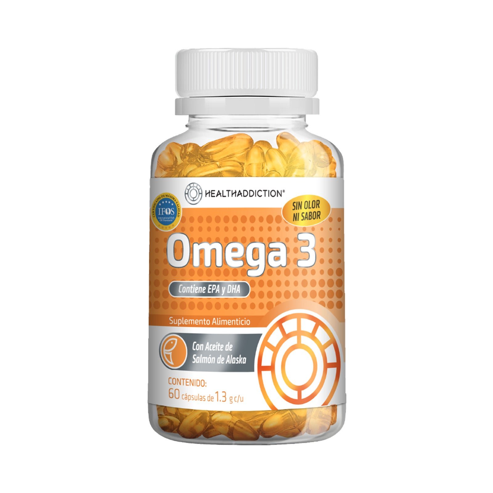 HEALTHADDICTION Omega 3 60 Caps | CMC Pharmacy Cabo Delivery in Cabo HEALTHADDICTION Omega 3 60 Caps