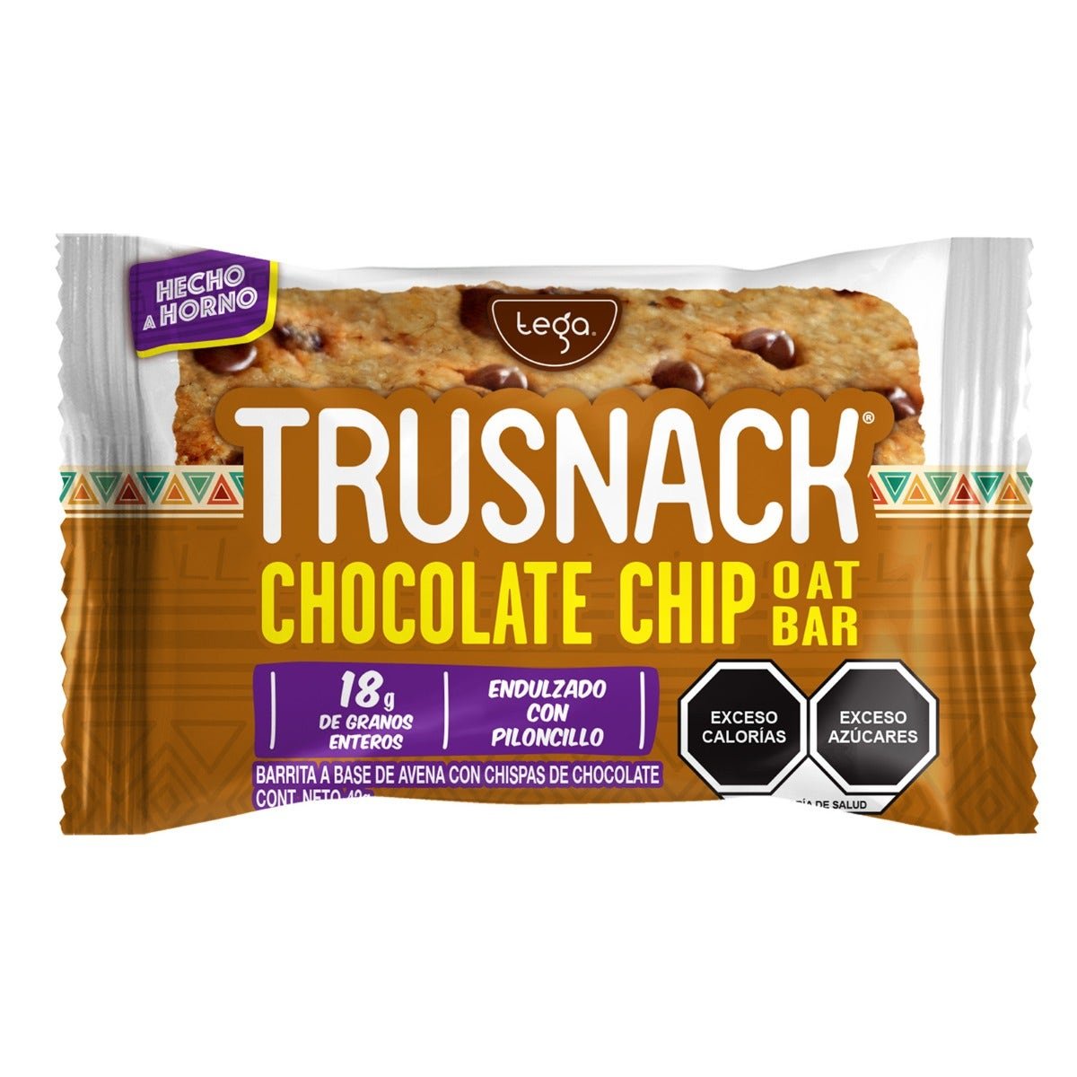 Trusnack Oat Bar Chocolate Chip 42 g | CMC Pharmacy Cabo Delivery in Cabo Trusnack Oat Bar Chocolate Chip 42 g