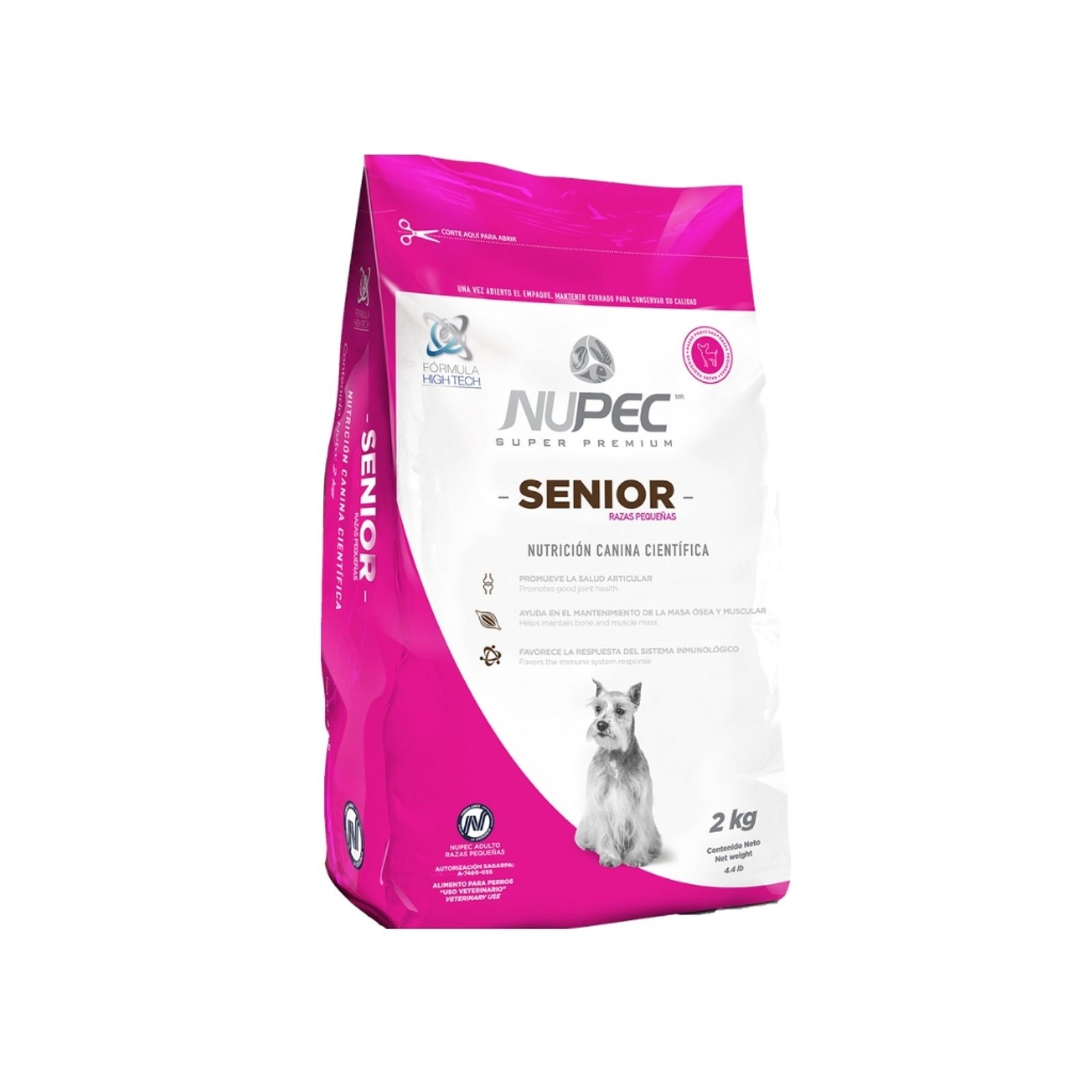 NUPEC Food Dog Senior Small Breed 2 kg | CMC Pharmacy Cabo Delivery in Cabo NUPEC Food Dog Senior Small Breed 2 kg