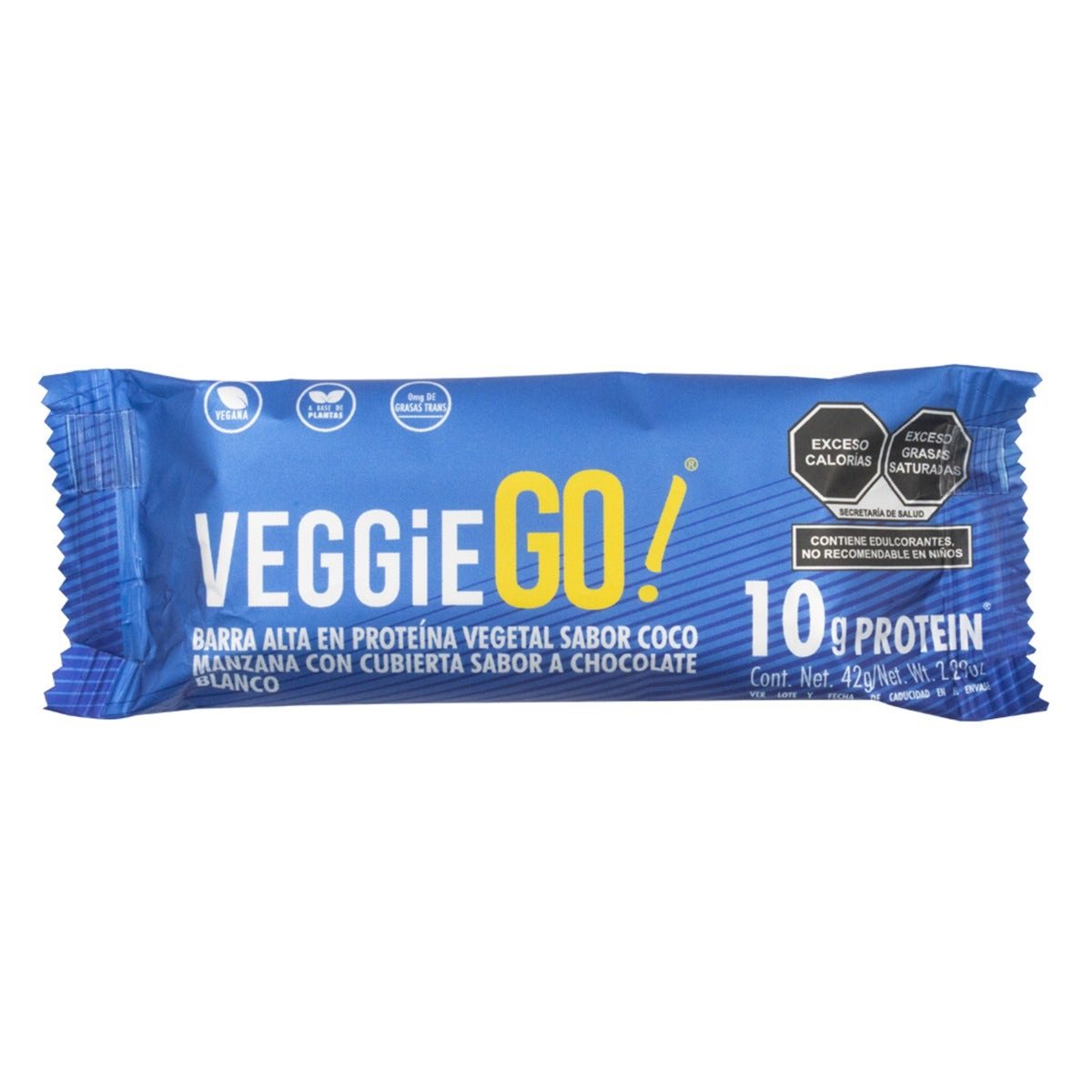 Veggie Go Coconut Apple Barra 35 g | CMC Pharmacy Cabo Delivery in Cabo Veggie Go Coconut Apple Barra 35 g