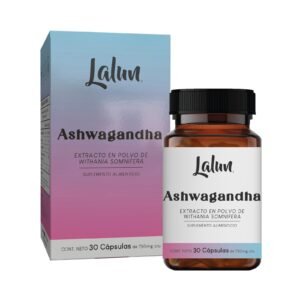 Lalun Organic Ashwagandha - Extracto Organic in Powder Withania Somnifera 30 pcs