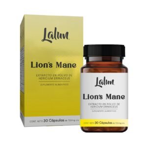 Lalun Organic Lion's Mane - Extracto Organic in Powder Hericium Erinaceus 30 pcs