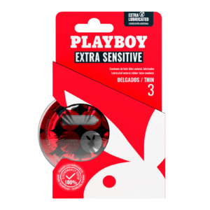 Playboy Condoms Extrasensible 3 Pieces