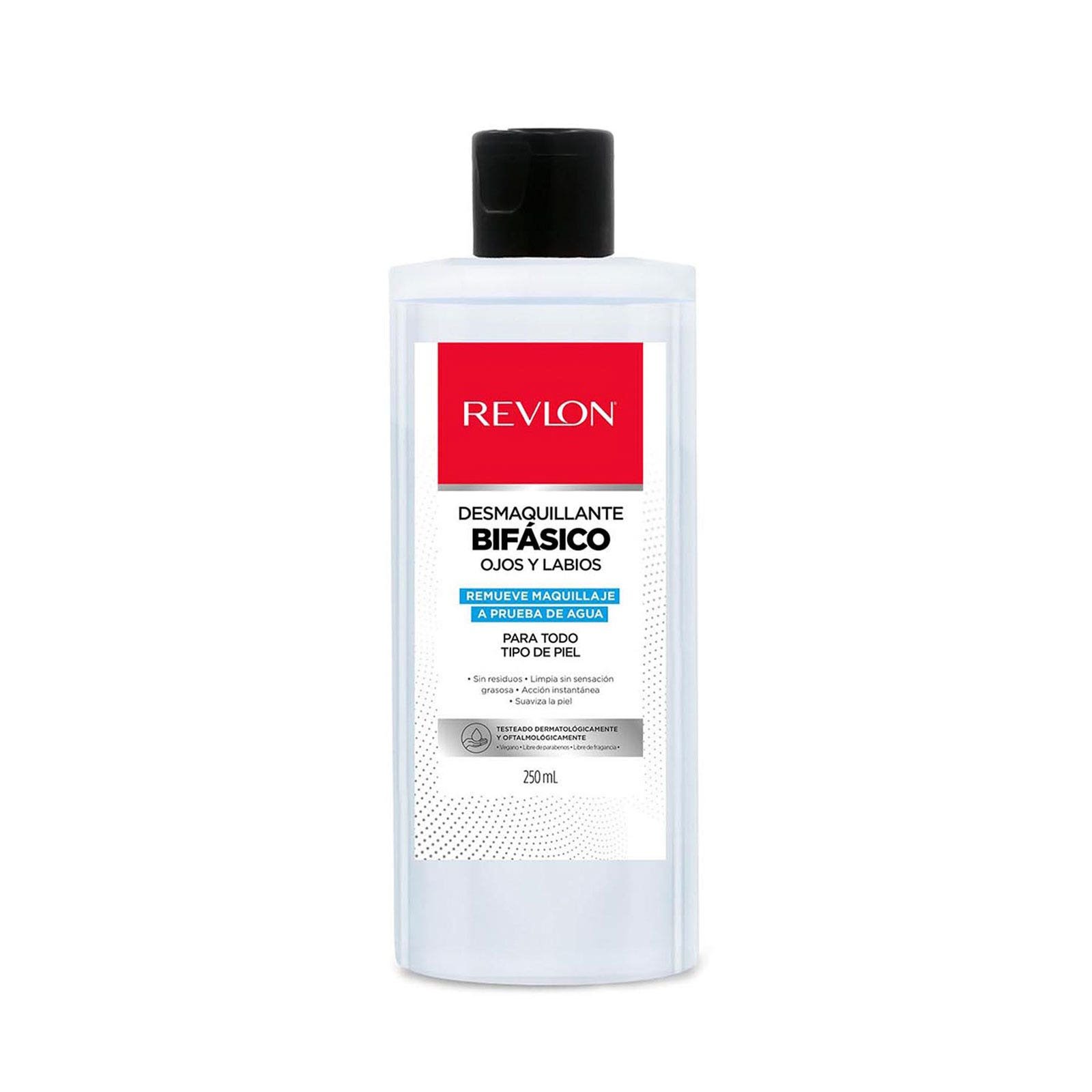 REVLON Makeup Remover Biphasic Eyes & Lips 250 ml | CMC Pharmacy Cabo Delivery in Cabo REVLON Makeup Remover Biphasic Eyes & Lips 250 ml