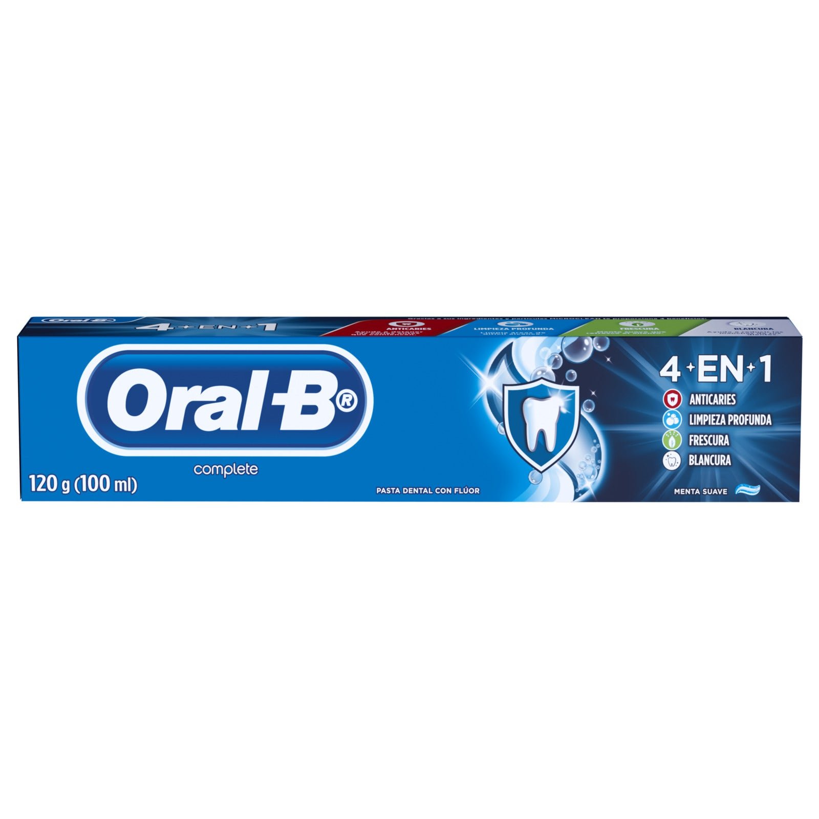 Toothpaste Oral B Complete 4en1 100 ml | CMC Pharmacy Cabo Delivery in Cabo Toothpaste Oral B Complete 4en1 100 ml