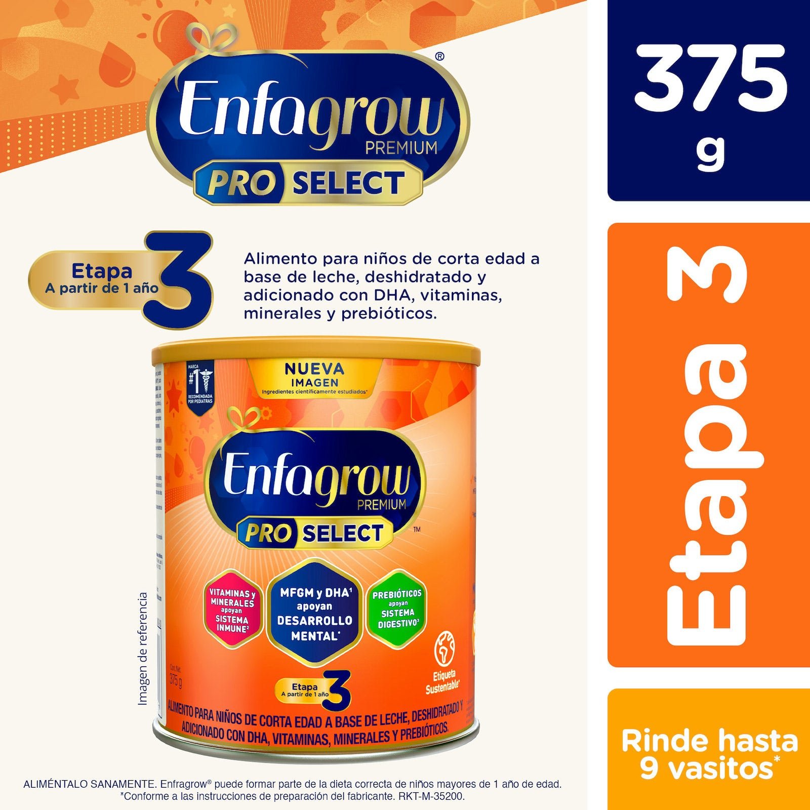Enfagrow 3 Formula Kids 375 g | CMC Pharmacy Cabo Delivery in Cabo Enfagrow 3 Formula Kids 375 g