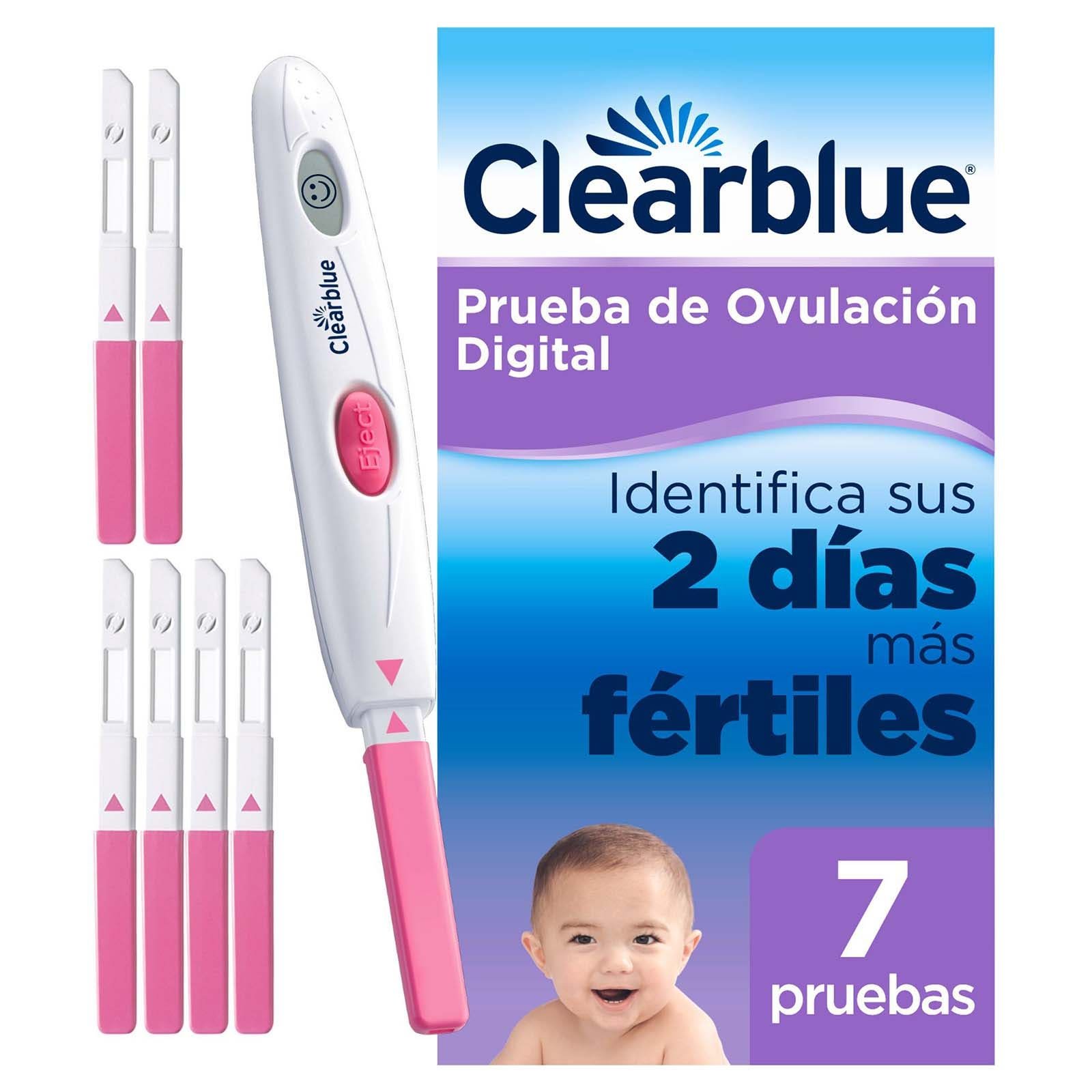 Clearblue Test Ovulación Digital 7 Units | CMC Pharmacy Cabo Delivery in Cabo Clearblue Test Ovulación Digital 7 Units
