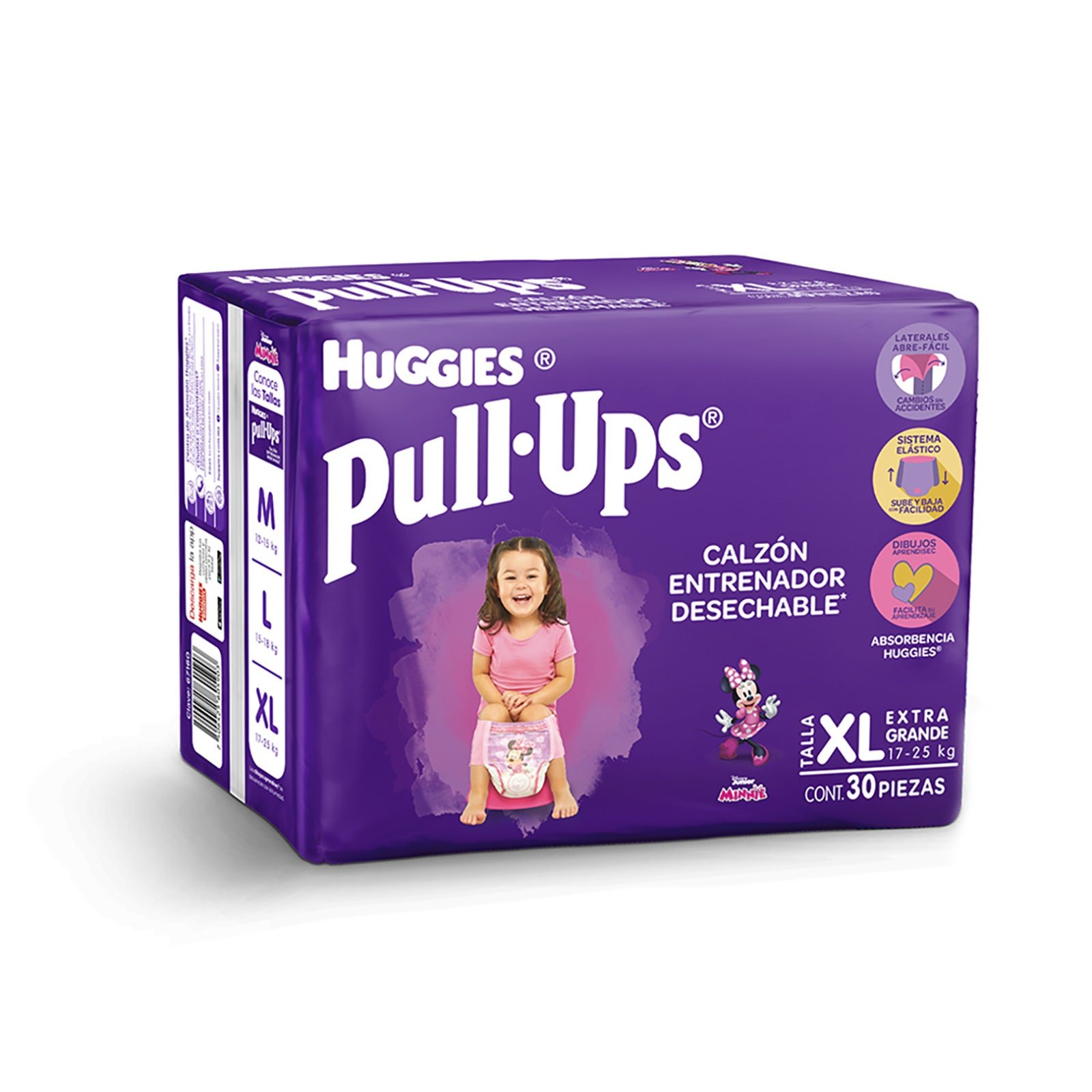 Calzon Trainer Huggies Pull Ups Extra Large Girl 30 pcs | CMC Pharmacy Cabo Delivery in Cabo Calzon Trainer Huggies Pull Ups Extra Large Girl 30 pcs