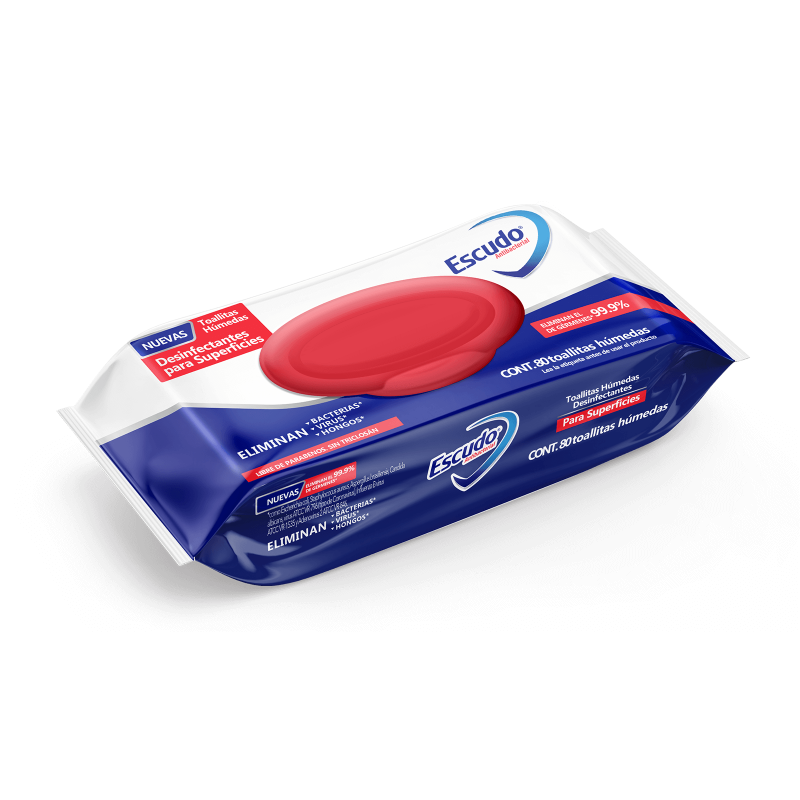 Wet Wipes Escudo Desinfectantes Superficies 80 pcs | CMC Pharmacy Cabo Delivery in Cabo Wet Wipes Escudo Desinfectantes Superficies 80 pcs