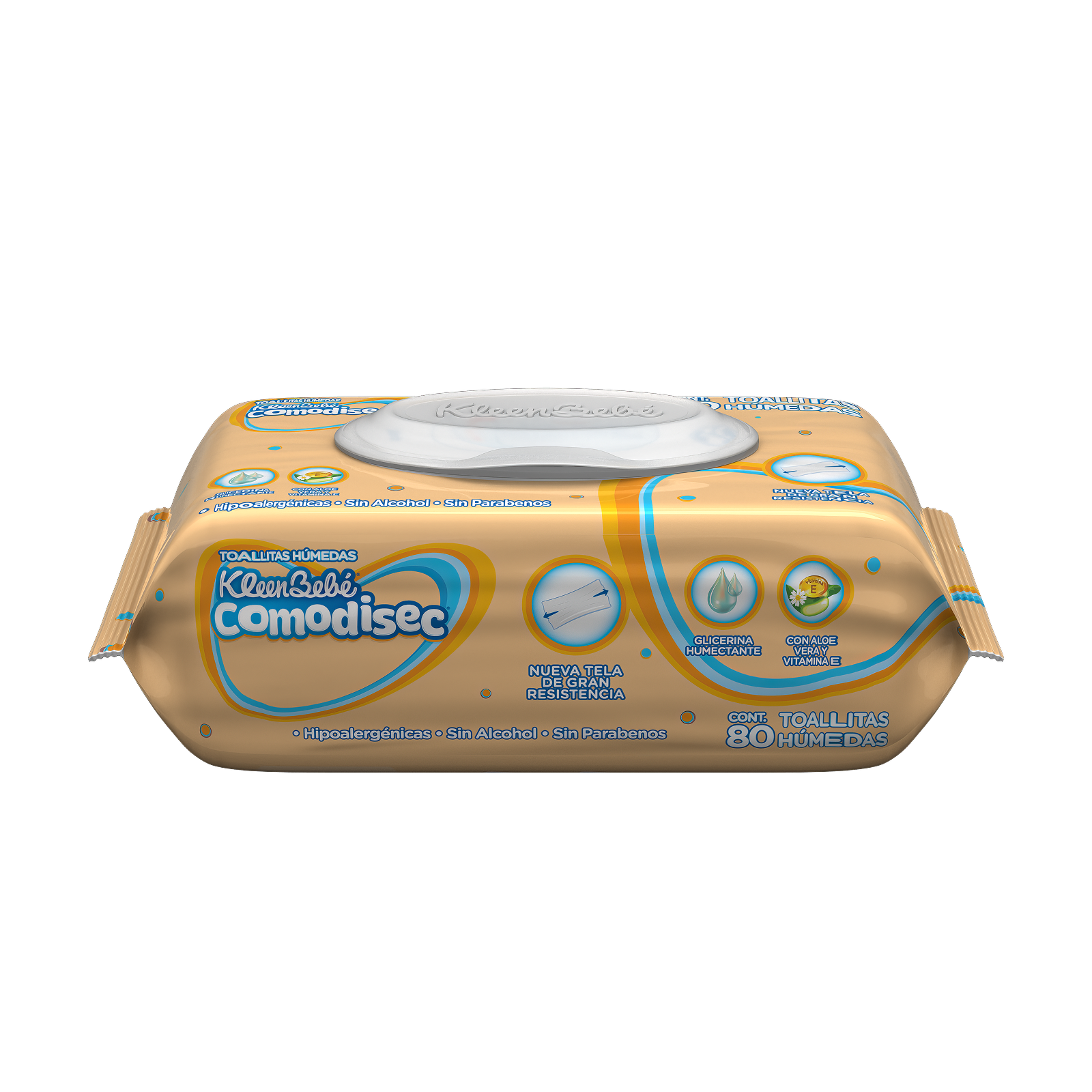 KleenBebé Comodisec Wet Wipes 80 Pieces | CMC Pharmacy Cabo Delivery in Cabo KleenBebé Comodisec Wet Wipes 80 Pieces