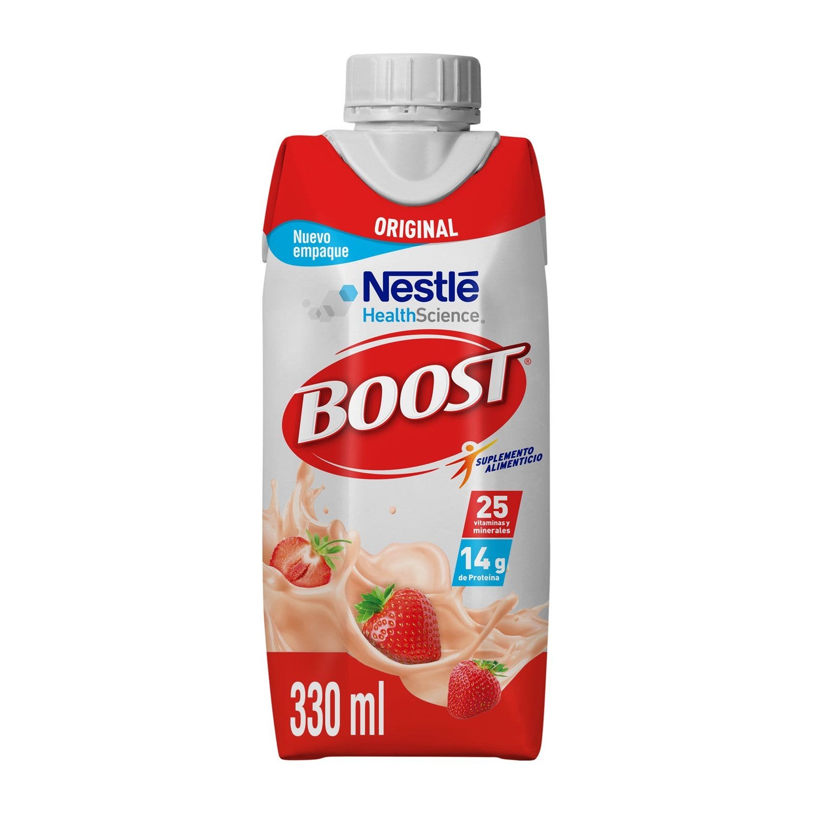 Boost Original Dietary Supplement Strawberry Flavor 330 ml | CMC Pharmacy Cabo Delivery in Cabo Boost Original Dietary Supplement Strawberry Flavor 330 ml