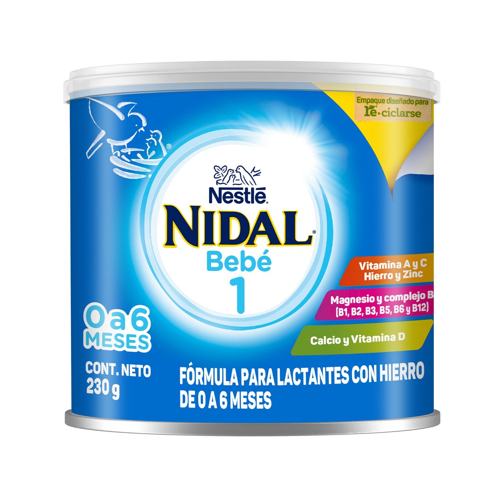 Nidal 1 Formula Kids Can 230g | CMC Pharmacy Cabo Delivery in Cabo Nidal 1 Formula Kids Can 230g