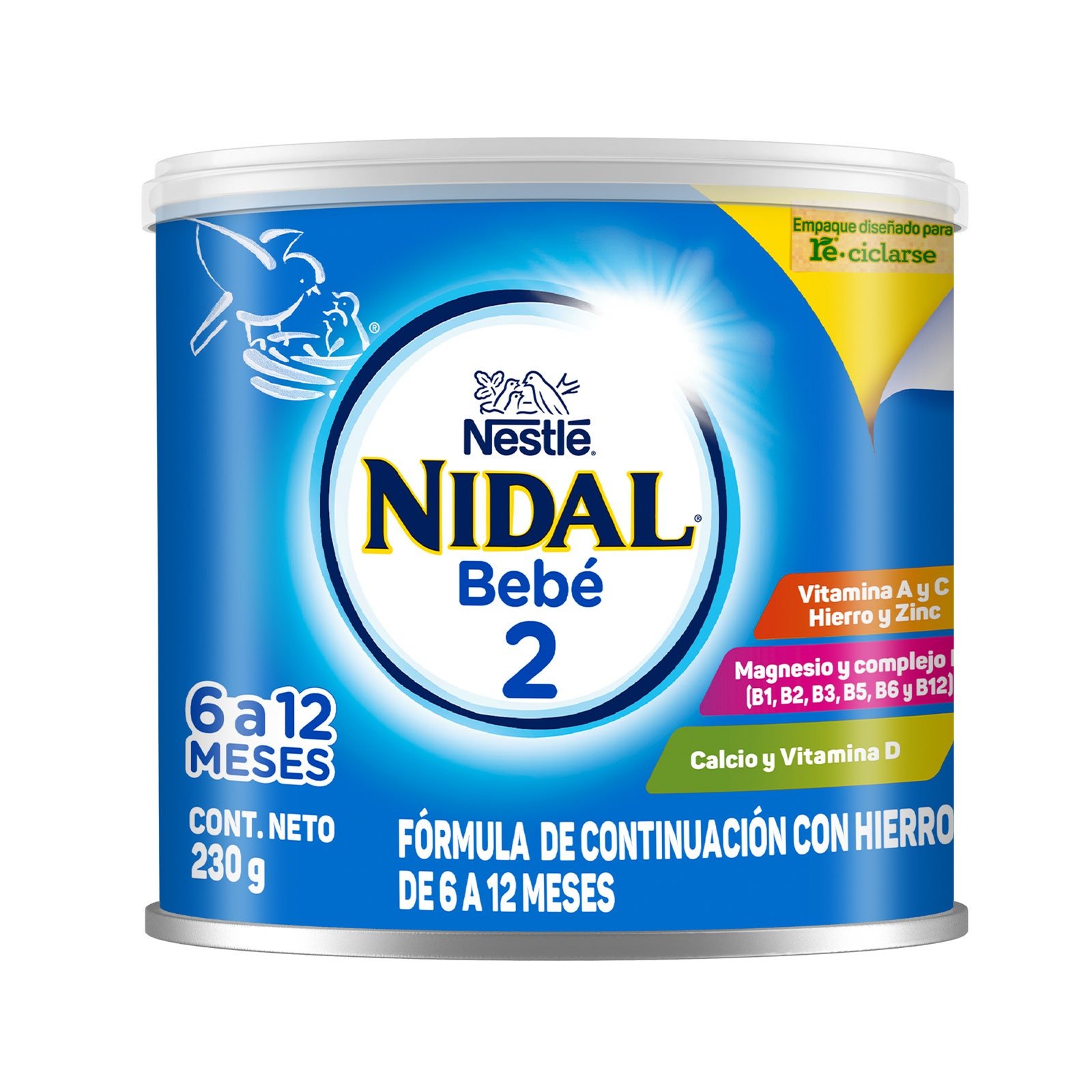 Nidal 2 Formula Kids Can 230g | CMC Pharmacy Cabo Delivery in Cabo Nidal 2 Formula Kids Can 230g