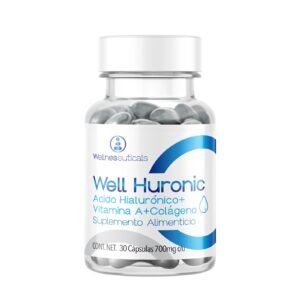 Well Huronic Acid Hualurónico + Vitamin A + Collagen 30 Capsules