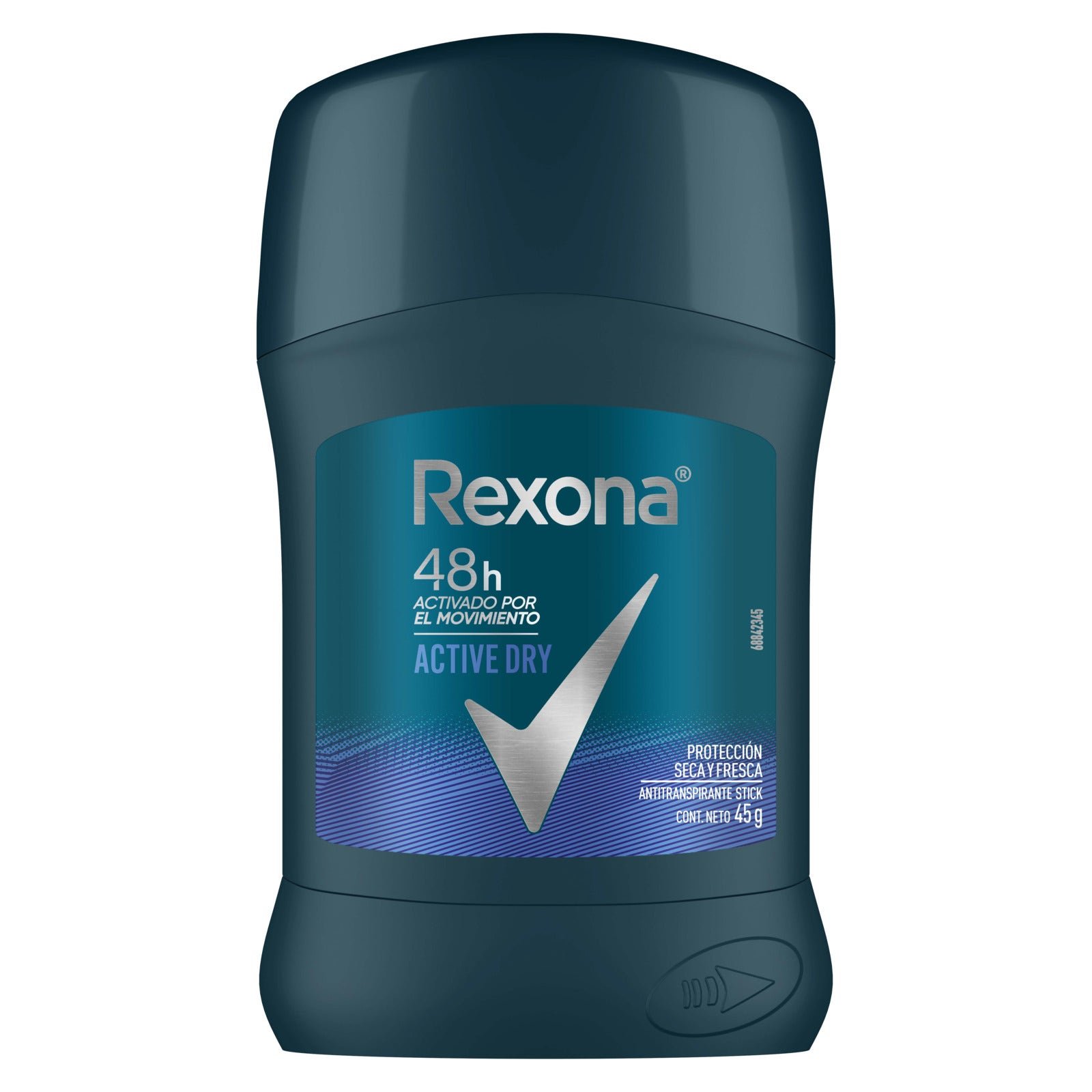 Antiperspirant Rexona Men Active Dry in Stick for Men 45 g | CMC Pharmacy Cabo Delivery in Cabo Antiperspirant Rexona Men Active Dry in Stick for Men 45 g