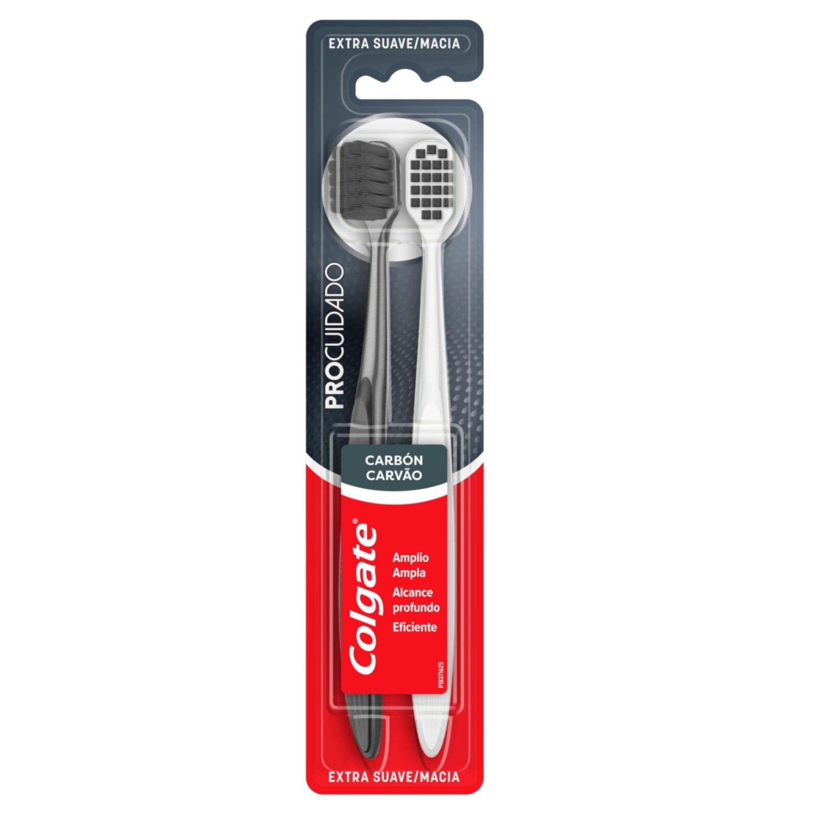 Toothbrush Colgate Pro Care Charcoal 2pack | CMC Pharmacy Cabo Delivery in Cabo Toothbrush Colgate Pro Care Charcoal 2pack