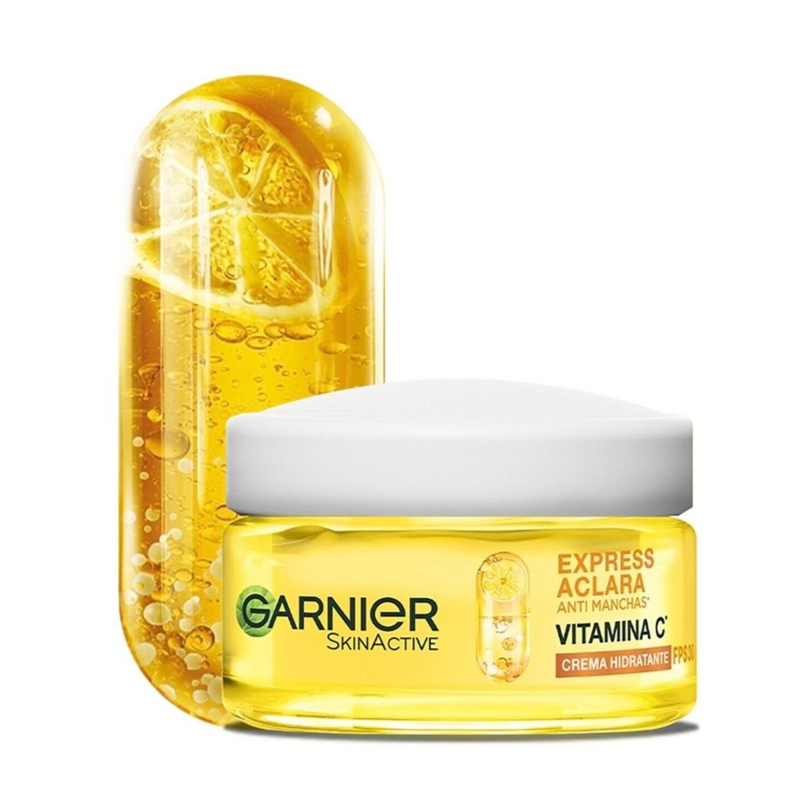 Garnier Express Brightens Cream FPS30 50 ml | CMC Pharmacy Cabo Delivery in Cabo Garnier Express Brightens Cream FPS30 50 ml