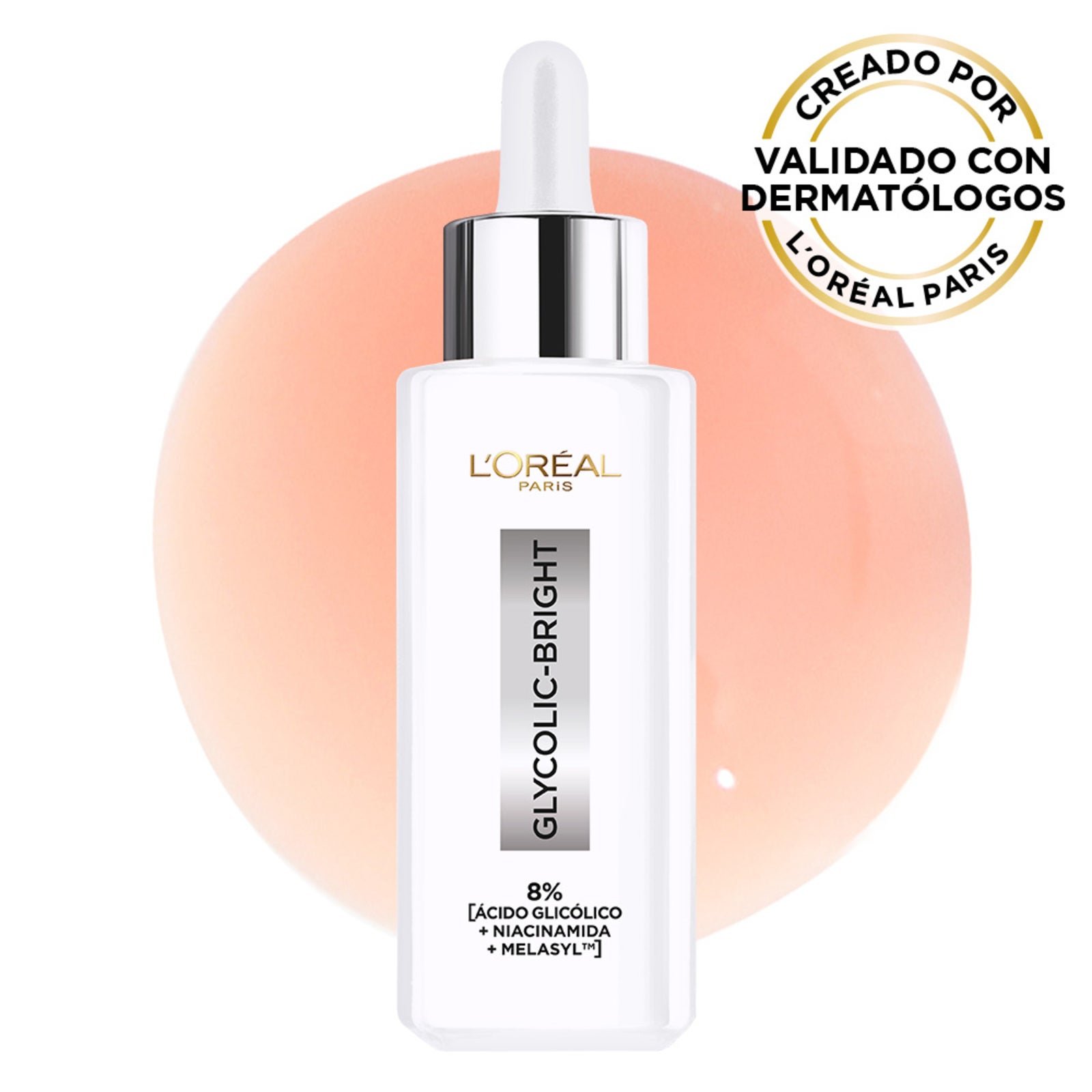L'Oreal Paris Glycolic Bright Serum 30 ml | CMC Pharmacy Cabo Delivery in Cabo L'Oreal Paris Glycolic Bright Serum 30 ml