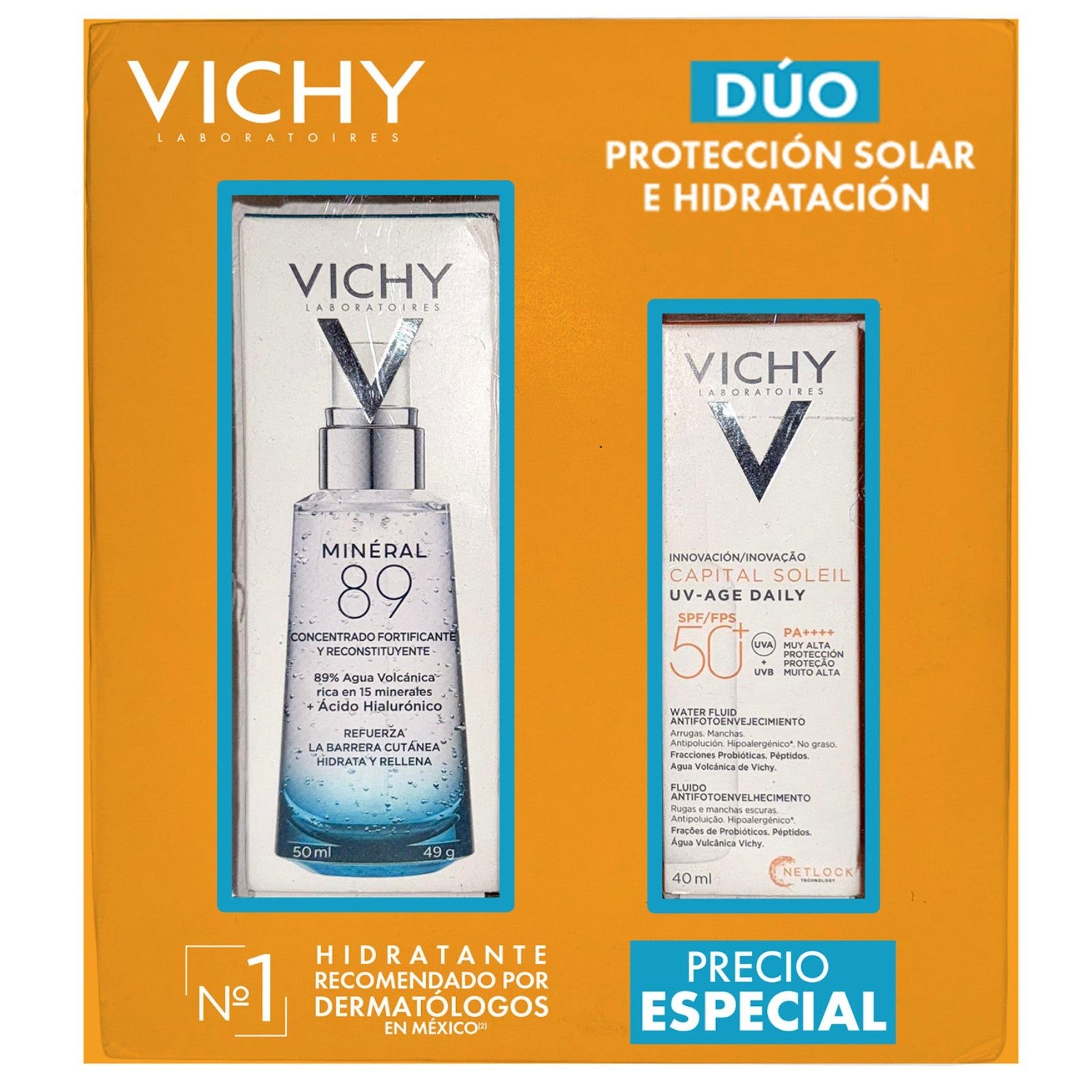 Vichy Kit Mineral 89 + Capital Soleil | CMC Pharmacy Cabo Delivery in Cabo Vichy Kit Mineral 89 + Capital Soleil