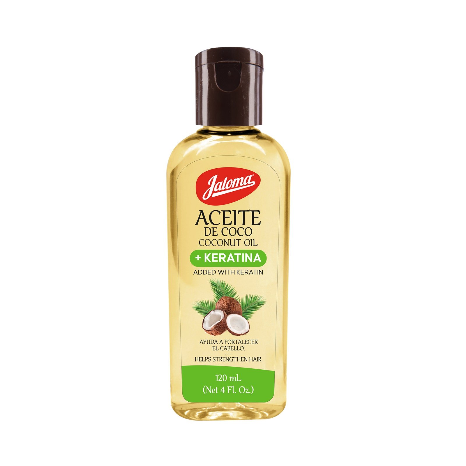 Jaloma Oil Coconut Bottle Pet 120 ml. | CMC Pharmacy Cabo Delivery in Cabo Jaloma Oil Coconut Bottle Pet 120 ml.