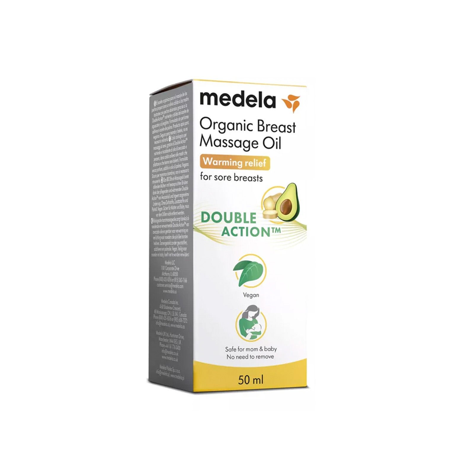 MEDELA Oil Organic for Massage Senos 50 ml | CMC Pharmacy Cabo Delivery in Cabo MEDELA Oil Organic for Massage Senos 50 ml