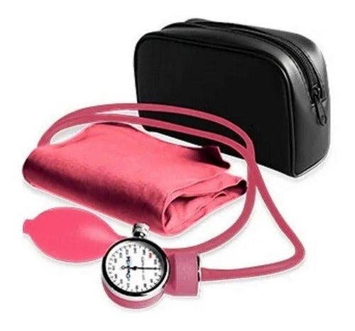 Blood Pressure Monitor Aneroid Popular Nylon Pink Reading Checkatek Pink Aneroid | CMC Pharmacy Cabo Delivery in Cabo Blood Pressure Monitor Aneroid Popular Nylon Pink Reading Checkatek Pink Aneroid