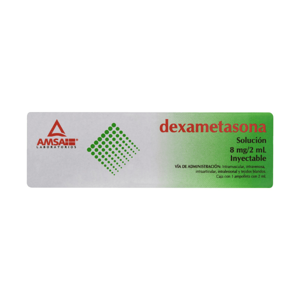DEXAMETHASONE INJECTABLE SOLUTION 8MG/2ML 1 PIECE | CMC Pharmacy Cabo Delivery in Cabo DEXAMETHASONE INJECTABLE SOLUTION 8MG/2ML 1 PIECE