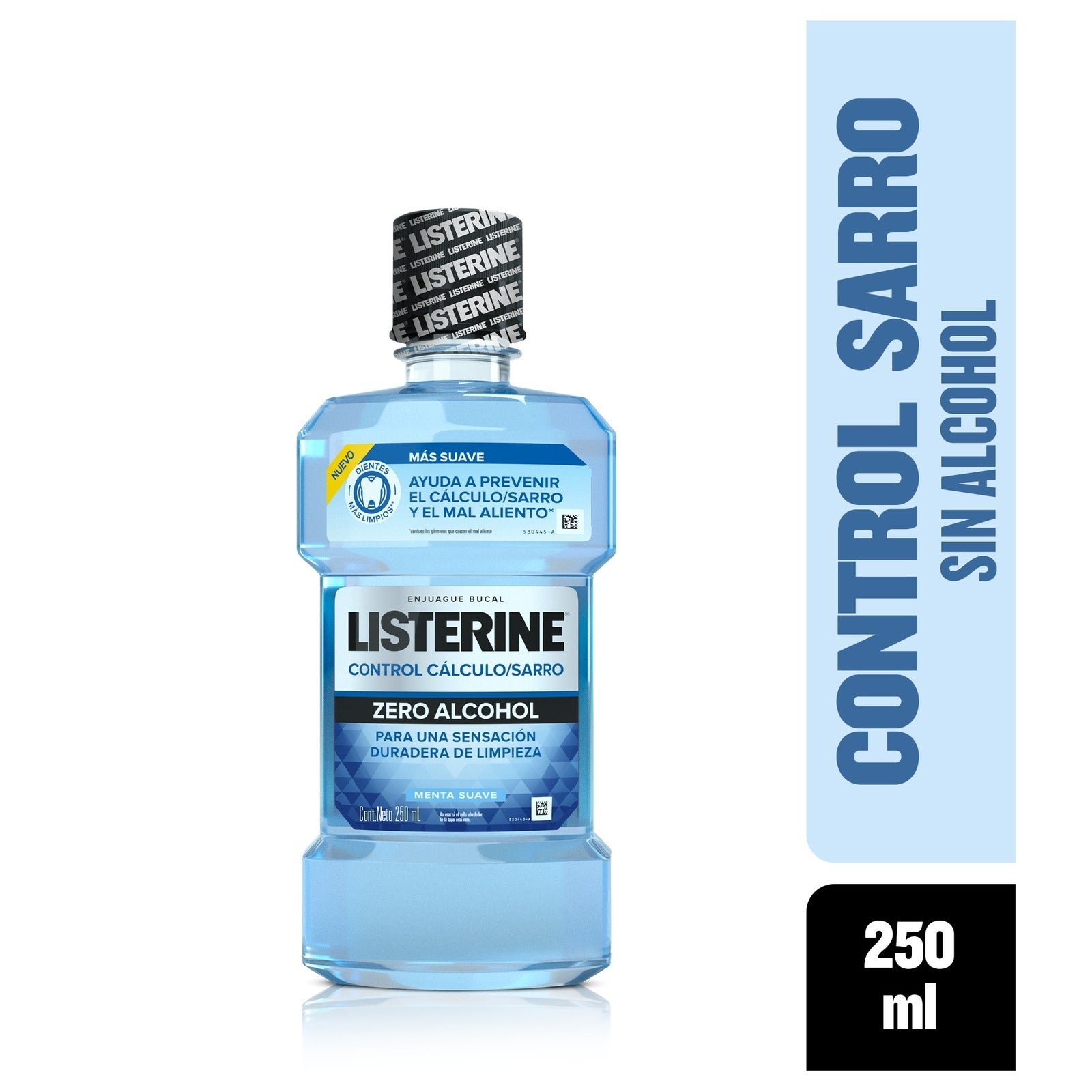Mouthwash Listerine Control Cálculo/Tartar Zero Alcohol 250 ML | CMC Pharmacy Cabo Delivery in Cabo Mouthwash Listerine Control Cálculo/Tartar Zero Alcohol 250 ML