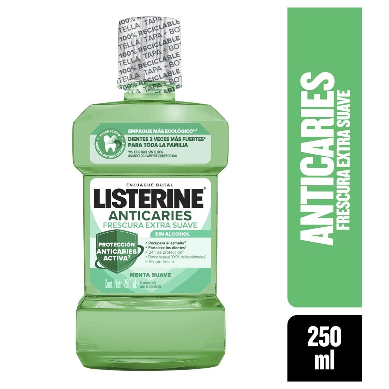 Mouthwash Listerine Anticaries Zero™ 250 ml | CMC Pharmacy Cabo Delivery in Cabo Mouthwash Listerine Anticaries Zero™ 250 ml