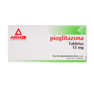 PIOGLITAZONE 15 MG 7 TABLETS
