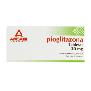 PIOGLITAZONE 30 MG 7 TABLETS