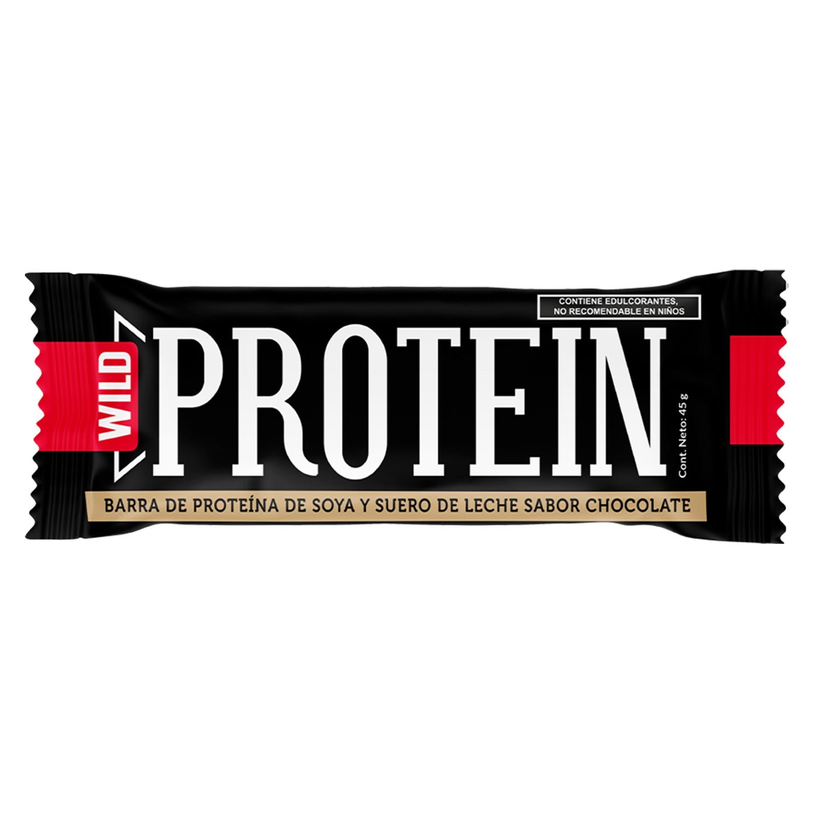 Wild Protein Barra Protein Chocolate 45 g | CMC Pharmacy Cabo Delivery in Cabo Wild Protein Barra Protein Chocolate 45 g