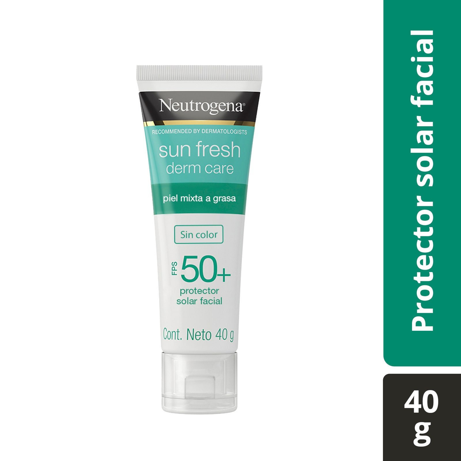 Sunscreen Facial without Color Neutrogena Sun Fresh Derm Care Niacinamida FPS50+ 40g | CMC Pharmacy Cabo Delivery in Cabo Sunscreen Facial without Color Neutrogena Sun Fresh Derm Care Niacinamida FPS50+ 40g