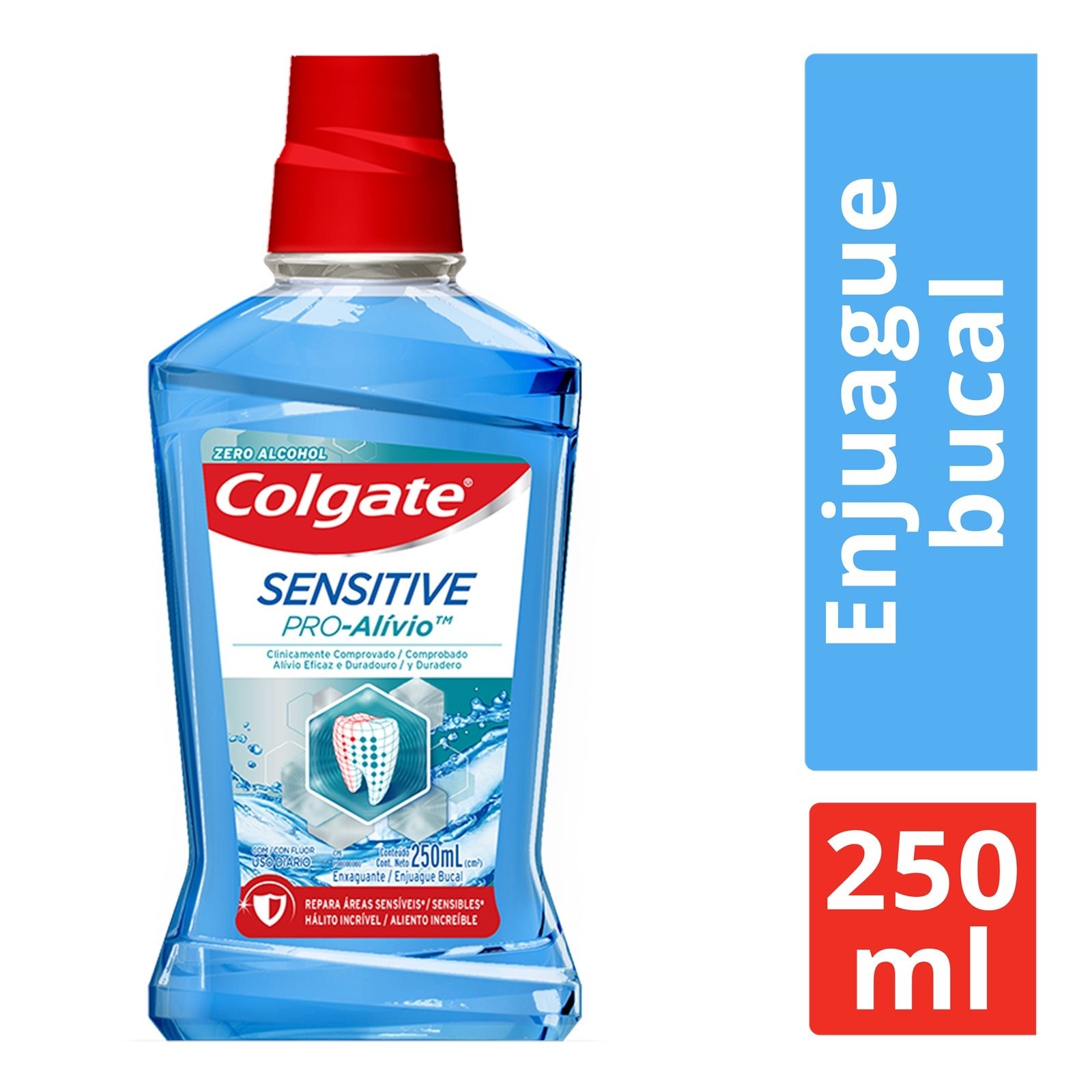 Mouthwash Colgate Sensitive Pro Relief 250 ml | CMC Pharmacy Cabo Delivery in Cabo Mouthwash Colgate Sensitive Pro Relief 250 ml