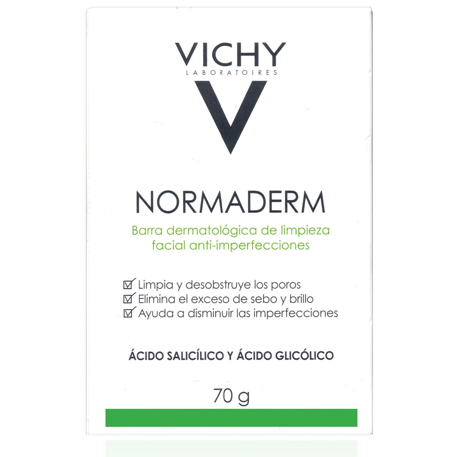Vichy Normaderm Barra Dermatológica 70 g | CMC Pharmacy Cabo Delivery in Cabo Vichy Normaderm Barra Dermatológica 70 g