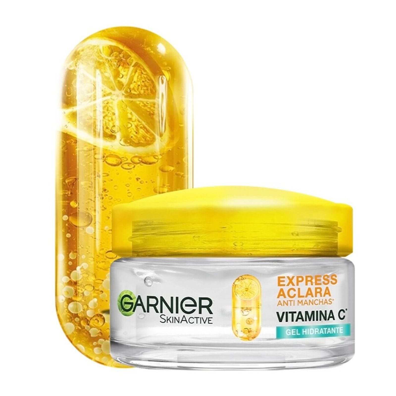 Garnier Express Brightens Gel Moisturizing Anti Dark Spots 50 ml | CMC Pharmacy Cabo Delivery in Cabo Garnier Express Brightens Gel Moisturizing Anti Dark Spots 50 ml