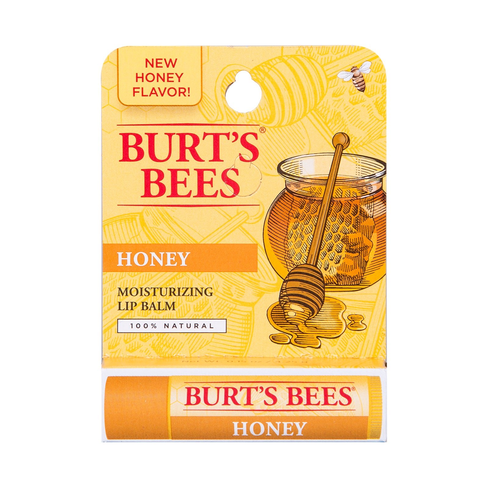 Burts Bees Lip Balm Honey 4.25 g | CMC Pharmacy Cabo Delivery in Cabo Burts Bees Lip Balm Honey 4.25 g