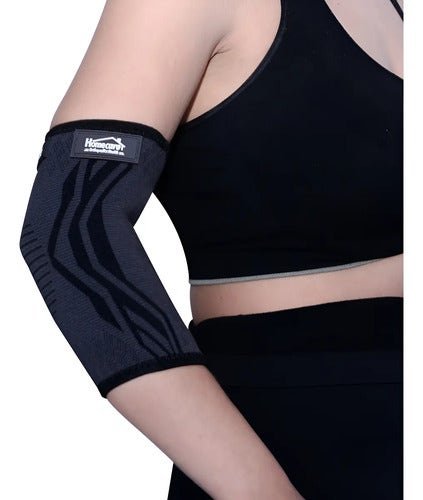Elbow Support Elastic Black Breathable Homecare | CMC Pharmacy Cabo Delivery in Cabo Elbow Support Elastic Black Breathable Homecare