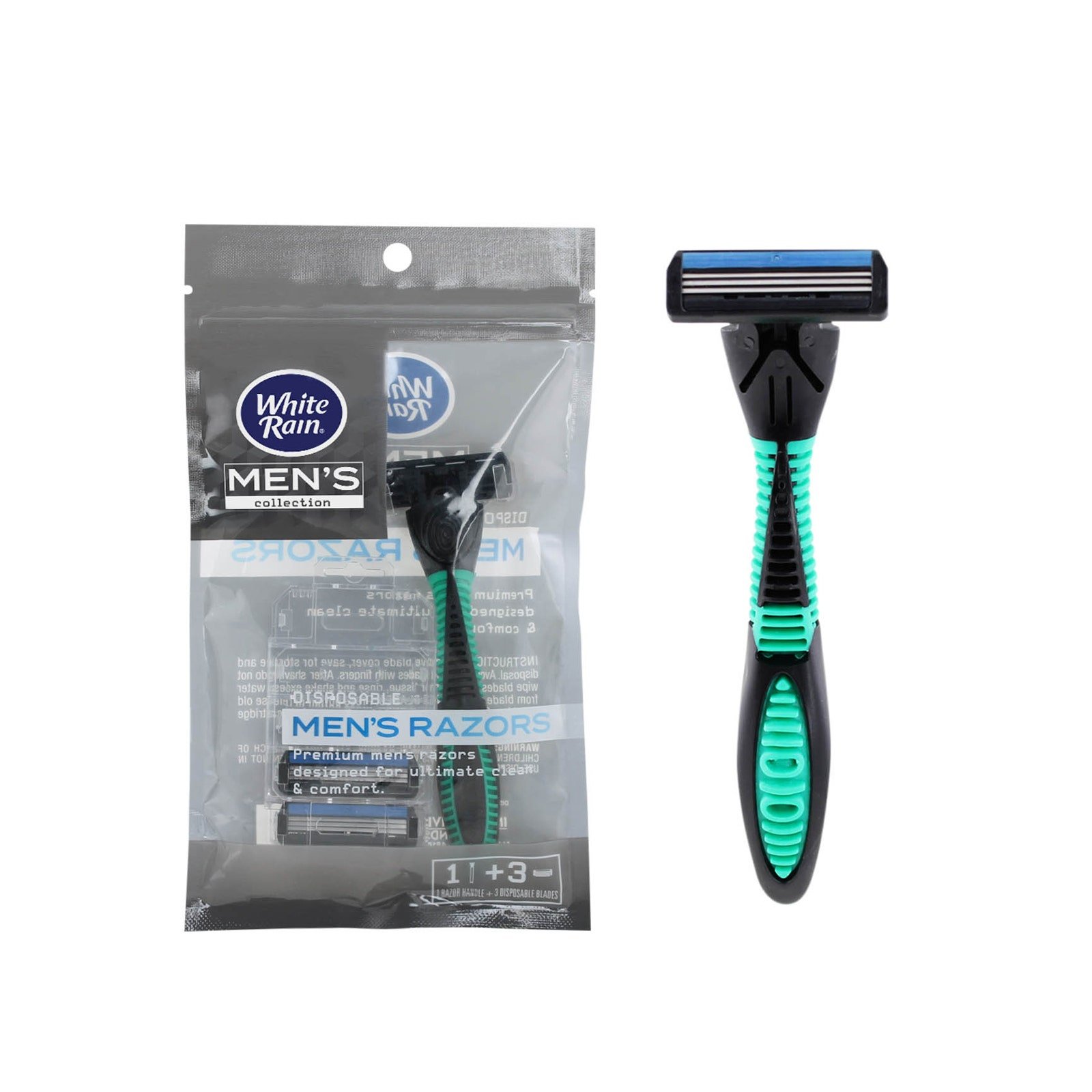 WHITE RAIN Razor Triple Hoja Men | CMC Pharmacy Cabo Delivery in Cabo WHITE RAIN Razor Triple Hoja Men
