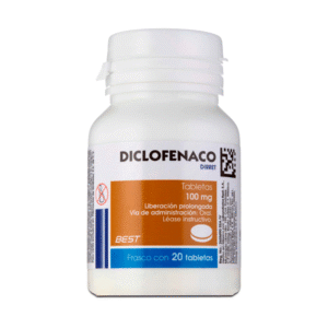 DICLOFENAC 100MG 20 TABLETS
