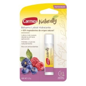 Protector Lips Carmex Naturally Frutos Rojos 4.25Gr.Barra