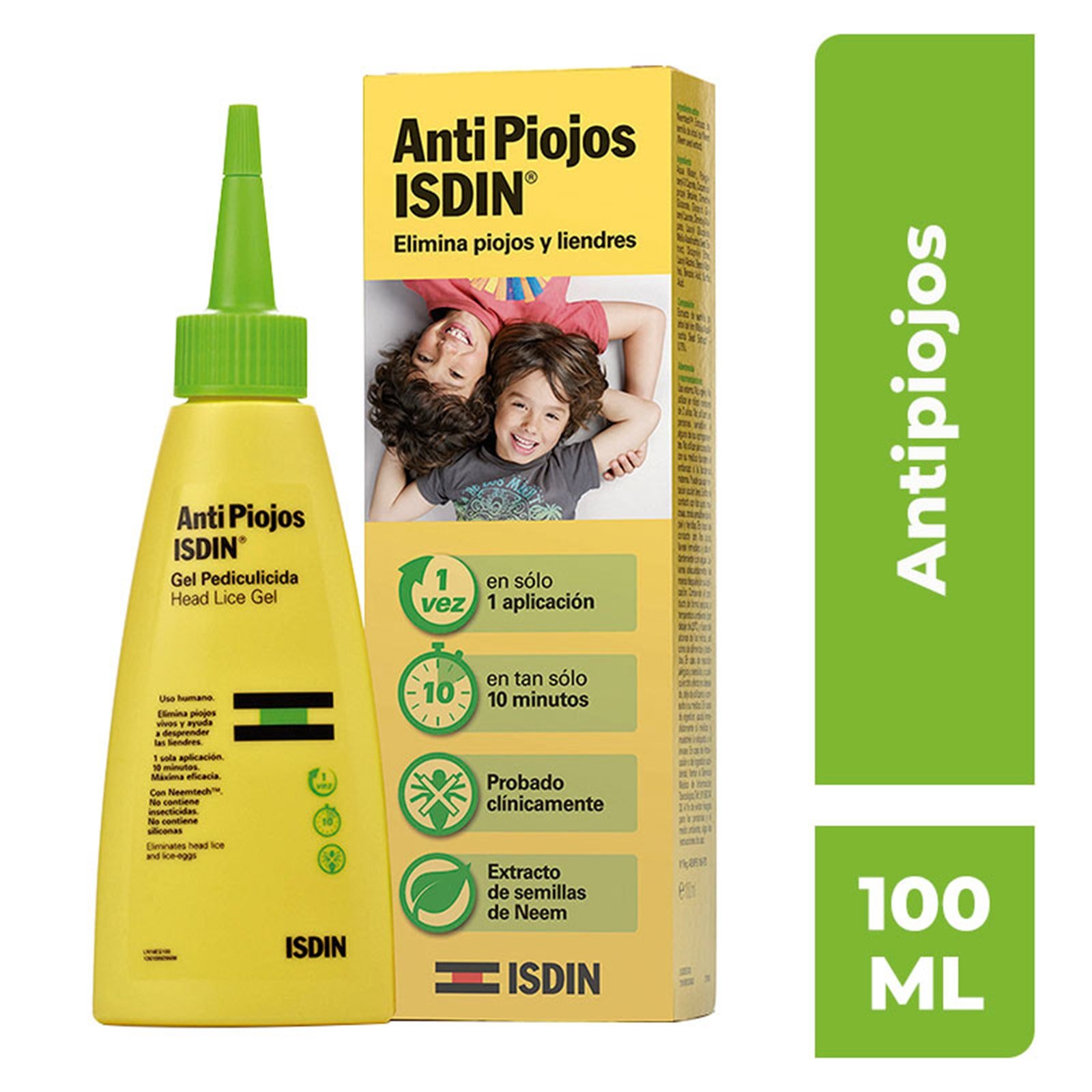 ISDIN Antipiojos Gel 100 ml | CMC Pharmacy Cabo Delivery in Cabo ISDIN Antipiojos Gel 100 ml