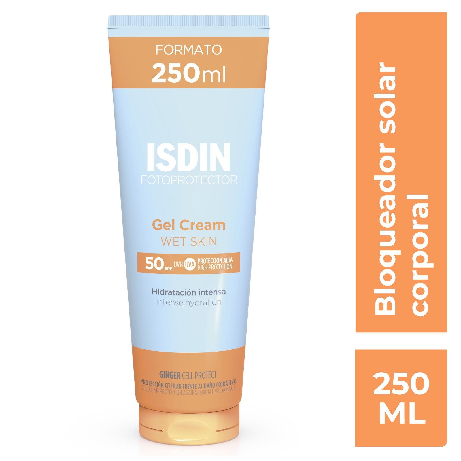 Sun Protector ISDIN 50+ Gel Cream 250 ml | CMC Pharmacy Cabo Delivery in Cabo Sun Protector ISDIN 50+ Gel Cream 250 ml