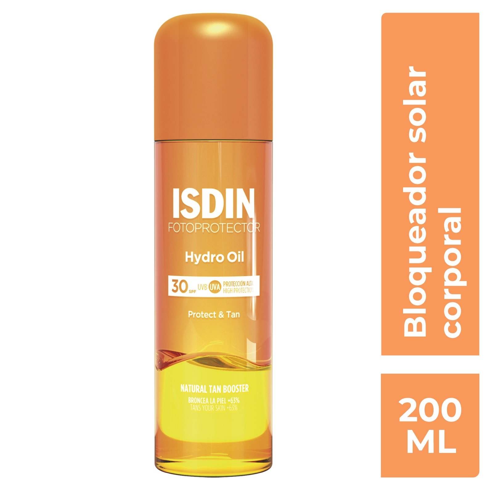 Sun Protector ISDIN Hydro Oil SPF 30 200 ml | CMC Pharmacy Cabo Delivery in Cabo Sun Protector ISDIN Hydro Oil SPF 30 200 ml