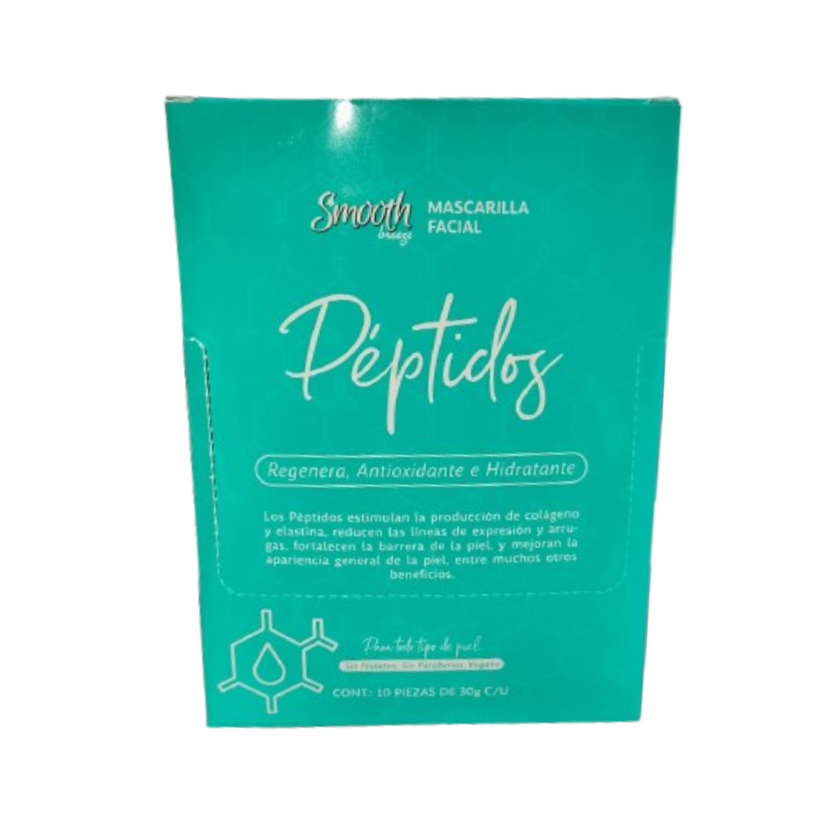 10pack Smooth Breeze Mask Facial Péptidos 30g | CMC Pharmacy Cabo Delivery in Cabo 10pack Smooth Breeze Mask Facial Péptidos 30g