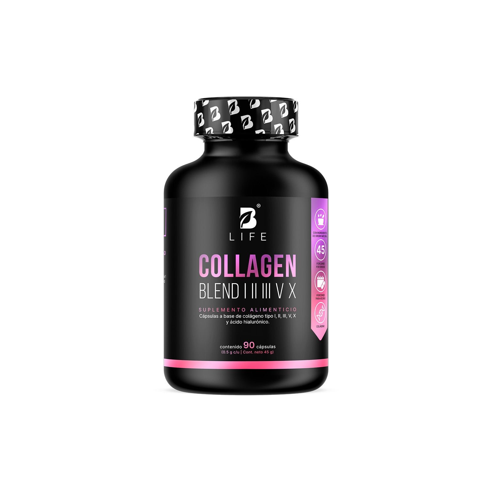 B Life Collagen Blend I II III V X 90 Caps | CMC Pharmacy Cabo Delivery in Cabo B Life Collagen Blend I II III V X 90 Caps
