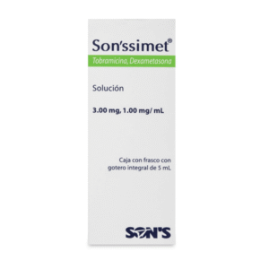 TOBRAMYCIN / DEXAMETHASONE 3/1 MG OPHTHALMIC SOLUTION 5 ML 1 PIECE