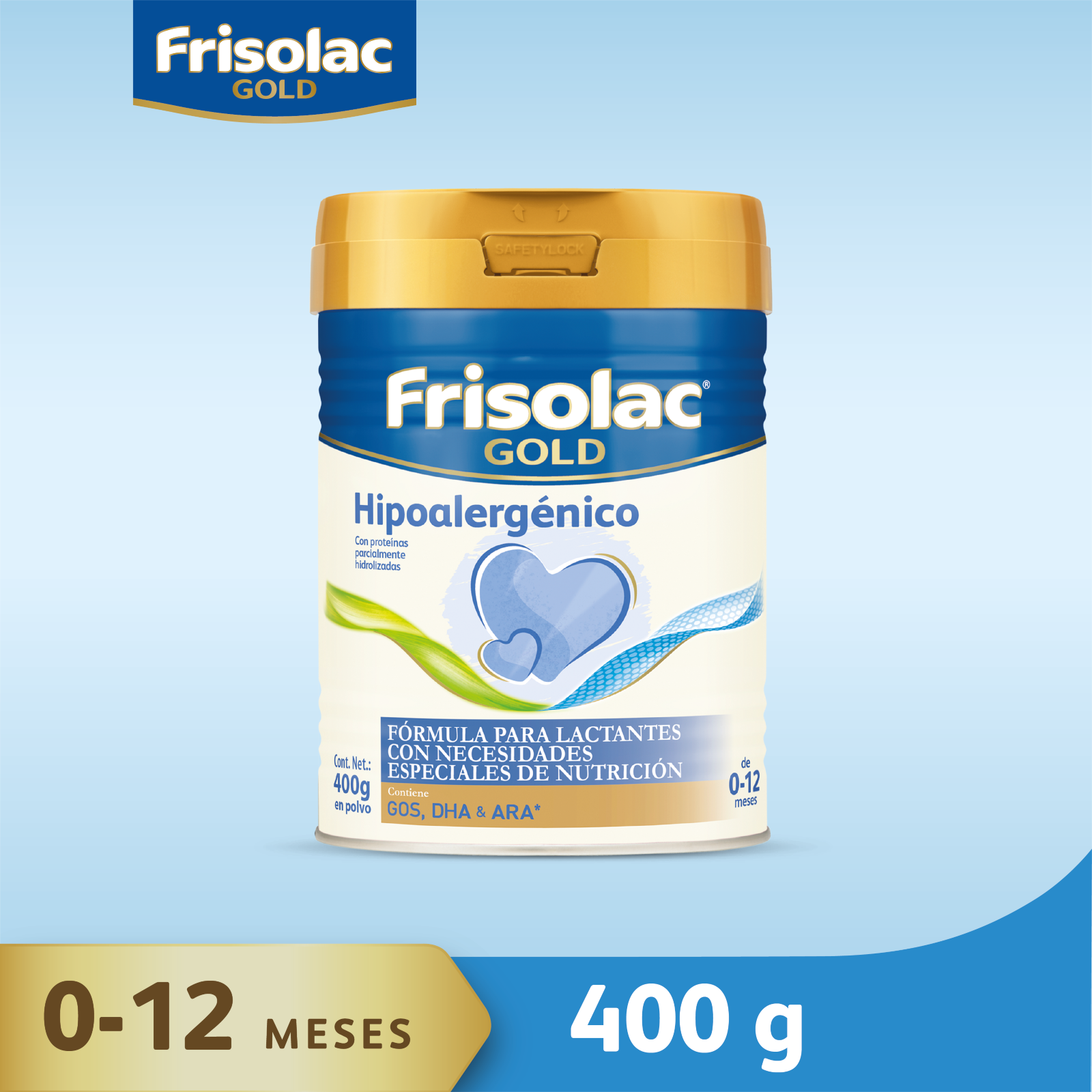 Frisolac Gold Hypoallergenic Milk 400 g | CMC Pharmacy Cabo Delivery in Cabo Frisolac Gold Hypoallergenic Milk 400 g