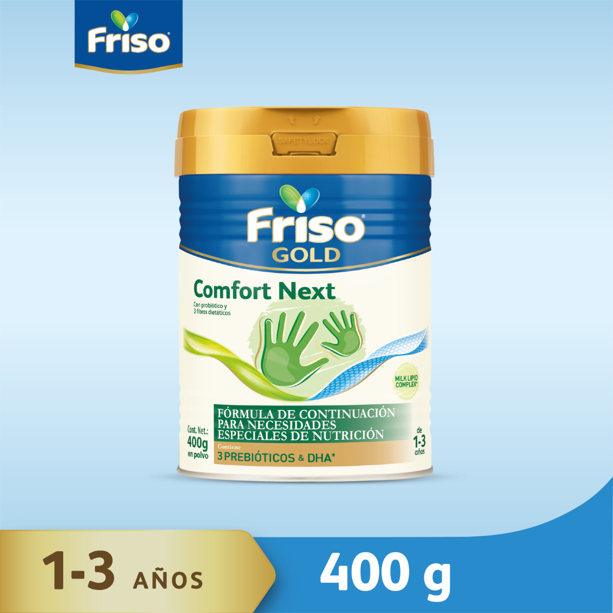 Frisolac Gold Comfort Next Milk 400 g | CMC Pharmacy Cabo Delivery in Cabo Frisolac Gold Comfort Next Milk 400 g