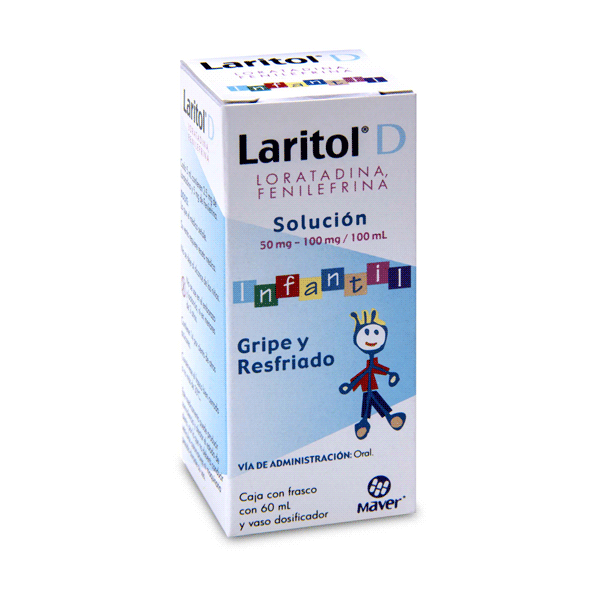 LORATADINE / PHENYLEPHHRINE 50/100MG CHILDREN'S SYRUP 60 ML 1 PIECE | CMC Pharmacy Cabo Delivery in Cabo LORATADINE / PHENYLEPHHRINE 50/100MG CHILDREN'S SYRUP 60 ML 1 PIECE